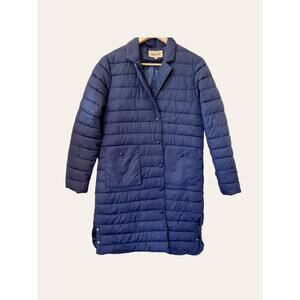 Kakamao Vintage Navy Blue Puffer Jacket Size M